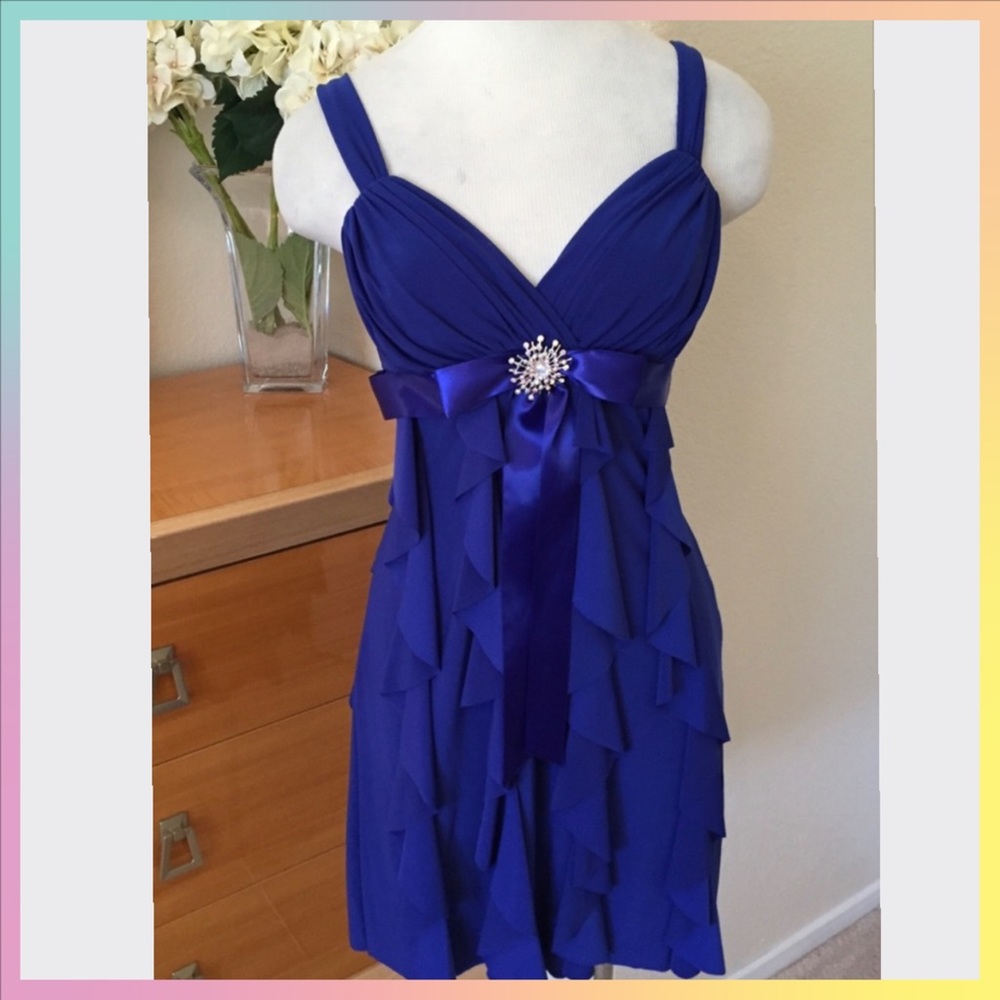 Betsy Addams Royal blue dress 👗2000s